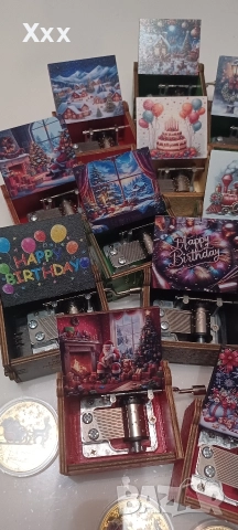 Музикална коледна кутия, снимка 11 - Музикални играчки - 52539618