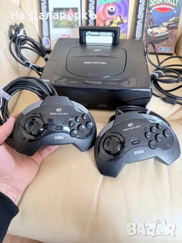 Sega Saturn MK1 в кутия + волан, снимка 3 - Други игри и конзоли - 52698470