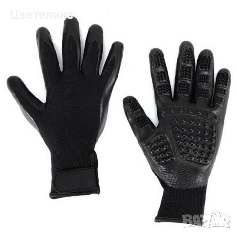 Меки каучукови ръкавици за разресване на домашни любимци, снимка 2 - Други стоки за животни - 46143861