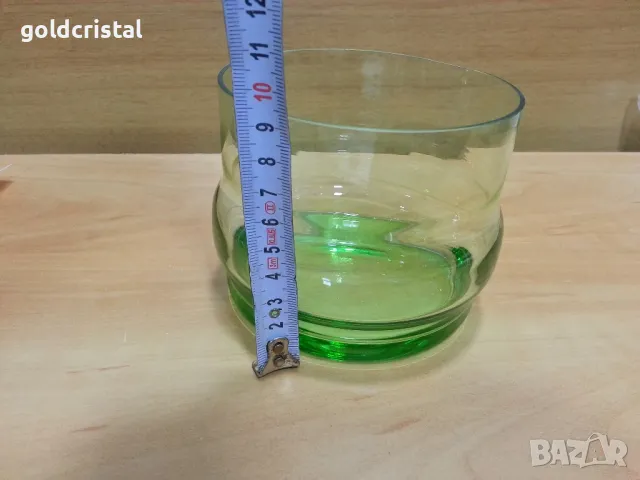 стъклена купичка цветно стъкло , снимка 3 - Антикварни и старинни предмети - 49831861