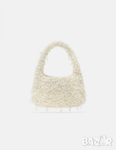 Чанта с перли и кристали на Zara 👛
