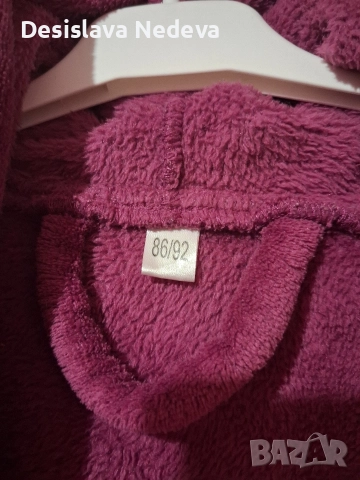 Като ново детско халатче 86-92, снимка 3 - Детски комплекти - 52638198