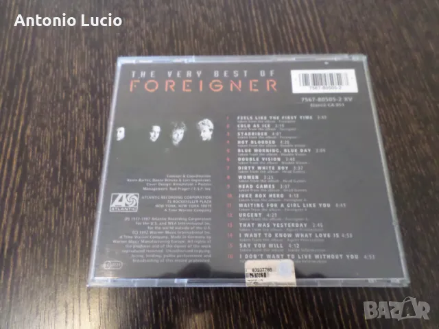 Foreigner the very best, снимка 3 - CD дискове - 47175867