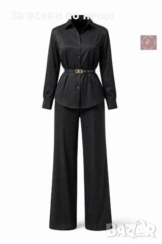 Christian Dior Дамски Черен Комплект💎Дамски Деним Комплект В Черен Цвят Кристиян Диор Код E1284, снимка 4 - Комплекти - 53756374