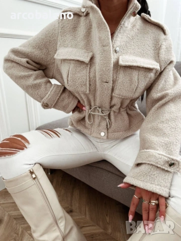 Дамско късо преходно яке, 7цвята , снимка 3 - Якета - 53102403