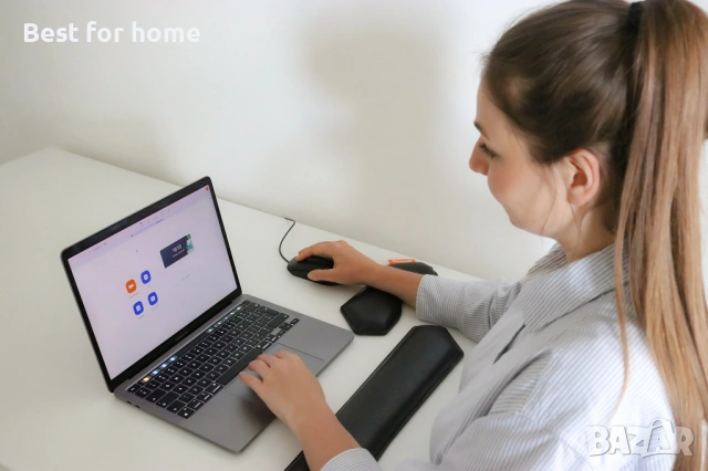 Отопляема подложка за китки Sensede – Комфорт и топлина при работа с клавиатура, снимка 3 - Клавиатури и мишки - 53022682