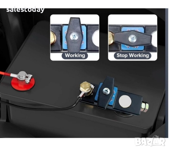 Ключ маса, превключвател, прекъсвач, изолатор на акумулатор, 12-24V