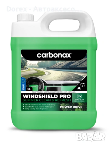 CARBONAX Лятна течност за чистачки - готова за употреба, снимка 2 - Аксесоари и консумативи - 53576953