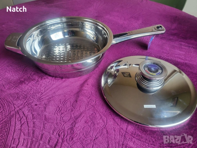 Комплект кухненски съдове за готвене, метало-керамични кухненски ножове и прибори за хранене  , снимка 6 - Прибори за хранене, готвене и сервиране - 52774539