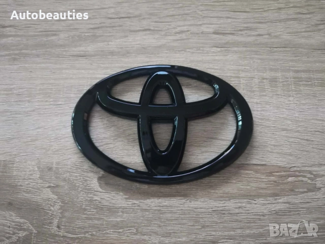 черна емблема за Toyota 17 cm, снимка 2 - Аксесоари и консумативи - 53494875