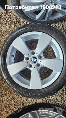 4 джанти с гуми Бмв Е60 BMW 5, снимка 2 - Гуми и джанти - 50853347