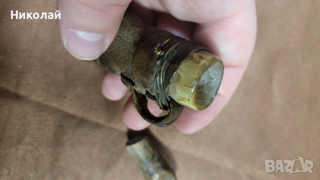 Пунгия, куршумарник, барутник, барутница кожа България, снимка 4 - Антикварни и старинни предмети - 53175349