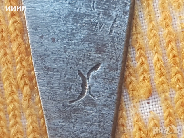 Кована ножица с печати 2, снимка 5 - Антикварни и старинни предмети - 53258826