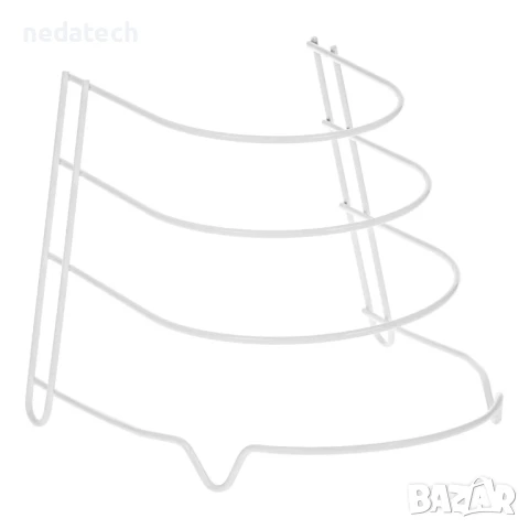 Кухненски метален органайзер с 3 позиции, 27x25.5x23.5 см., снимка 2 - Органайзери - 51348316