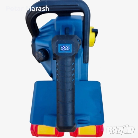 Акумулаторна Верижна Резачка с двойна батерия KraftWorld PRO – 42V (2×21V), 16″, 2 Вериги, снимка 7 - Градинска техника - 52222477