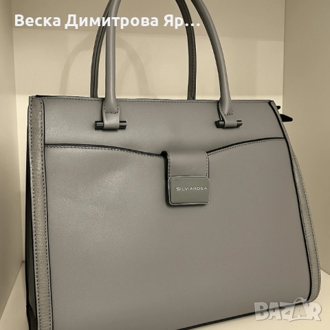 Дамска елегантна чанта, Silviarosa, снимка 3 - Чанти - 51664402