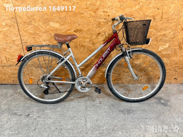 28цола Conquest алуминиев дамски градски велосипед колело[24ck-Shimano]