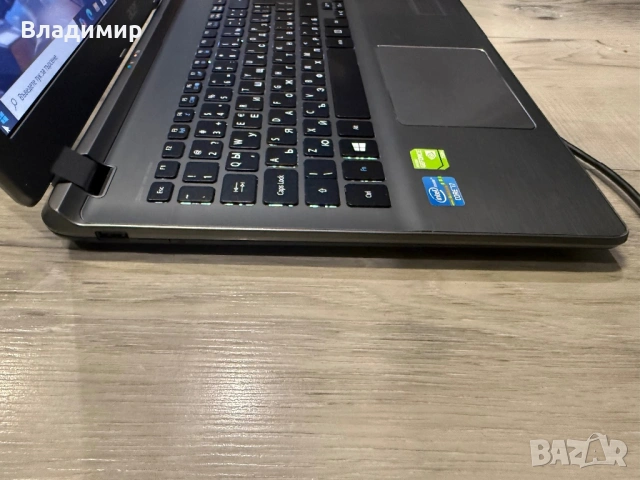 Acer Aspire V5 572g-i7 3537u/8гб/160гб ссд/GT 750M подсветка, снимка 6 - Лаптопи за дома - 53958347