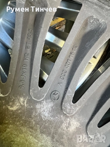 Пригинални джанти с гуми за Мерцедес 19ки, снимка 11 - Гуми и джанти - 51769774