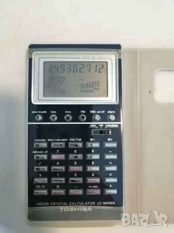 Ретро калкулатор Toshiba LC-840WA, снимка 3 - Антикварни и старинни предмети - 46474522