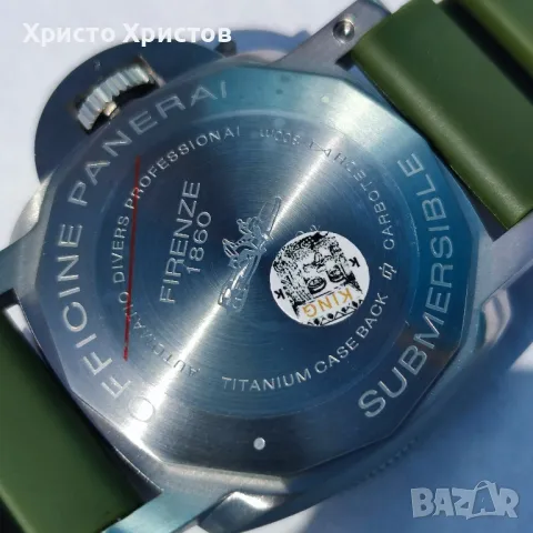 Мъжки луксозен часовник Panerai Submersible , снимка 6 - Мъжки - 47182983