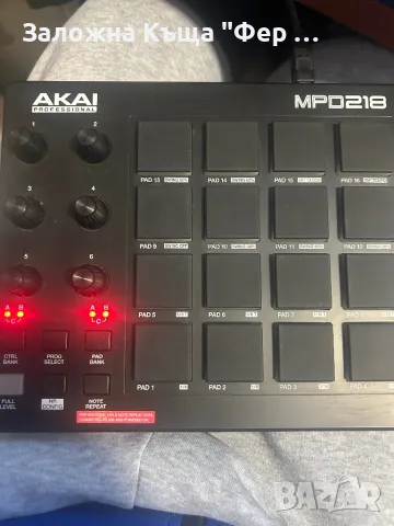 Нов! Контролер Akai MPD 218, снимка 1 - Друга електроника - 47410527