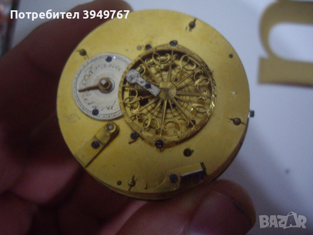Механика за стар джобен часовник., снимка 3 - Джобни - 44972227