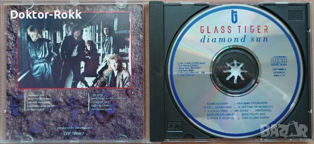 Glass Tiger – Diamond Sun 1988 CD, снимка 3 - CD дискове - 49146313
