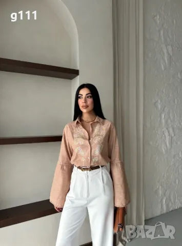 Памучна риза, снимка 4 - Ризи - 49272031