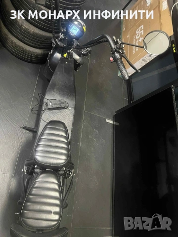 Електрически Скутер HARLEY Bullmax premium S /С зарядно, 3бр Ключове и дистанционно , снимка 2 - Друга електроника - 53170815