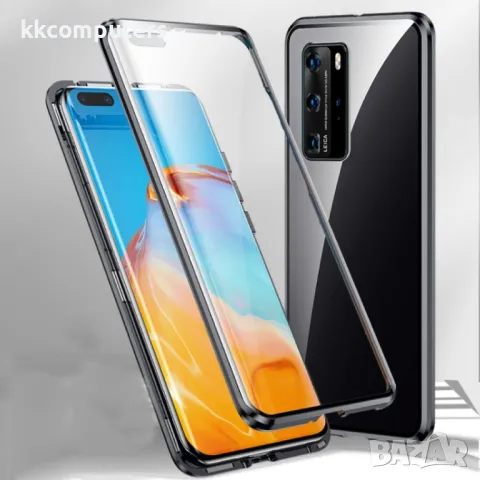 Huawei P40 Pro View Window/ Magnetic Metal Frame Калъф и Протектор, снимка 7 - Калъфи, кейсове - 47176453