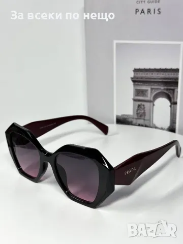 Prada Слънчеви Очила С UV400 Защита С ПОДАРЪК🎁Калъф Прада - Различни Цветове Код E114, снимка 6 - Слънчеви и диоптрични очила - 50231517