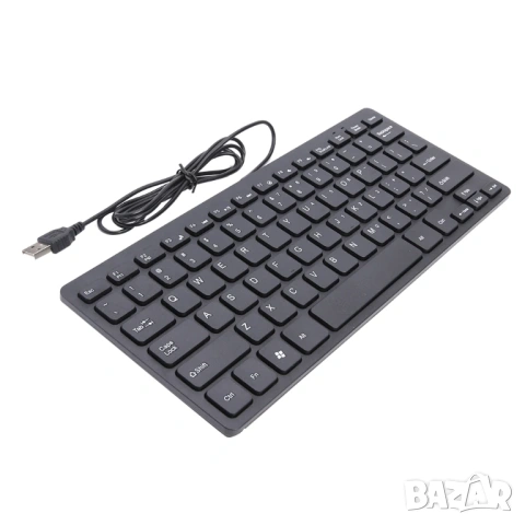 Клавиатура за компютър, лаптоп, мини клавиатура, водоустойчива тънка клавиатура за настолен компютър