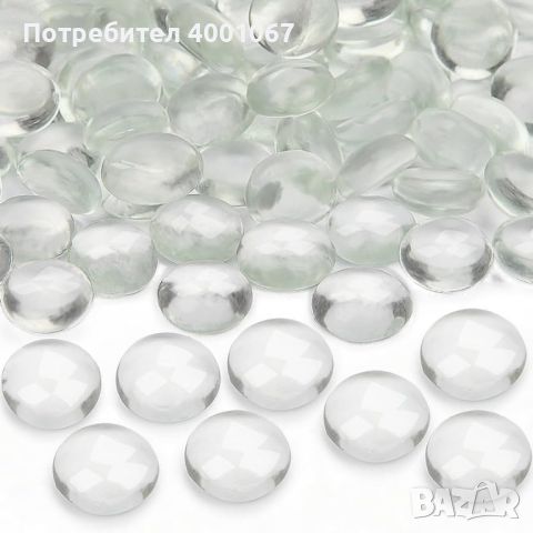 прозрачни стъклени перли