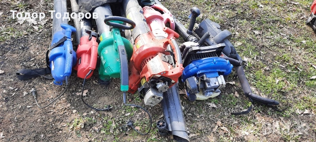 Духалка за листа 7 броя бензинова електрическа, снимка 2 - Градинска техника - 53693764