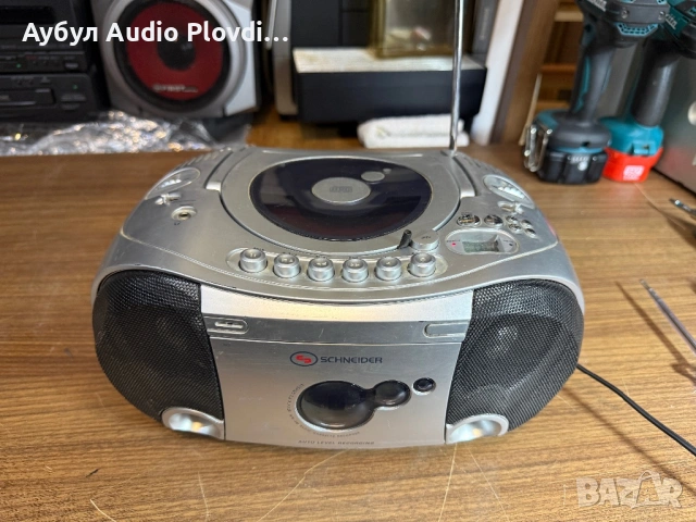 SCHNEIDER TUNER CD PLAYER CESETTE, снимка 2 - Радиокасетофони, транзистори - 53886471