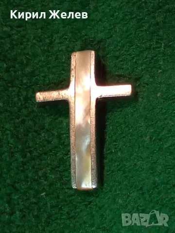 СТИЛНО СЕДЕФЕНО СРЕБЪРНО КРЪСТЧЕ КРЪСТ СРЕБРО 925 РЪЧНА ЮВЕЛИРНА ФИНА ИЗРАБОТКА 30388, снимка 13 - Колиета, медальони, синджири - 50180671
