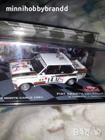 Fiat Abarth 131 Rally Opel Kadett GT/E Rally Monte Carlo 1.43  Eaglemoss . Top  top  models., снимка 6 - Колекции - 46703817