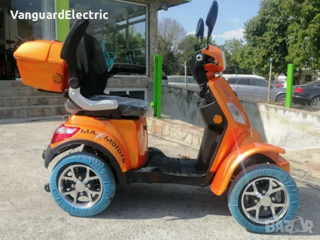 ЕЛЕКТРИЧЕСКА ЧЕТИРИКОЛКА MAXMOTORS 1500W С ВИСОК КЛАС БАТЕРИИ – ПОДСИЛЕНА , снимка 4 - Мотоциклети и мототехника - 40718319