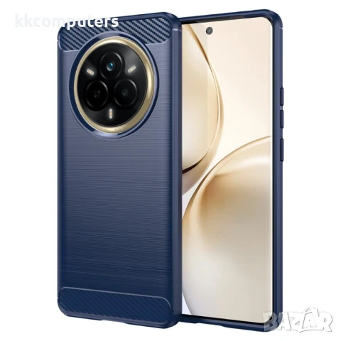 Realme 14 Pro 5G Удароустойчив Carbon Fiber Калъф и Протектор, снимка 3 - Калъфи, кейсове - 50766768