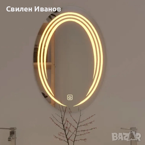 Огледало за баня с LED светлина, снимка 6 - Огледала - 51741527
