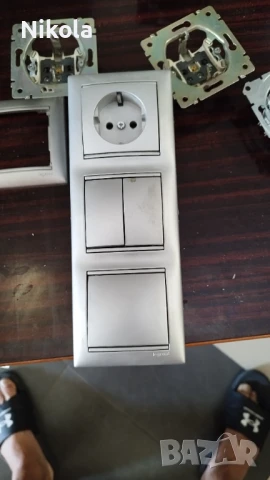 Контакти и ключове LEGRAND еднополюсни девиаторни и сериен, снимка 3 - Ключове, контакти, щепсели - 50992487