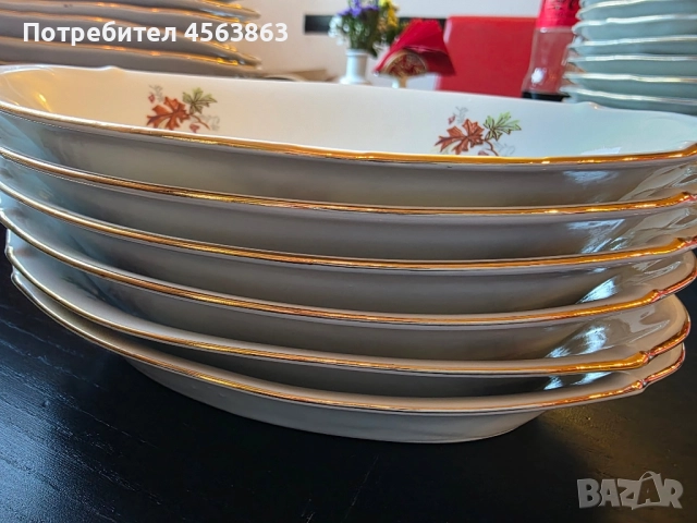 Порцеланови елипси, снимка 2 - Чинии - 51527515