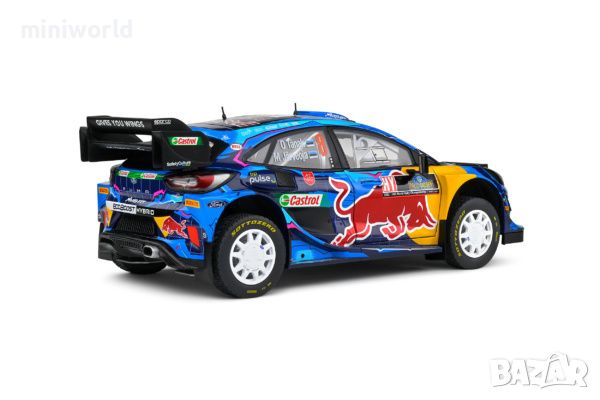 Ford Puma WRC Rally1 Hybrid n8 Rallye Schweden 2023 Otto Tänak - мащаб 1:18 на Solido нов в кутия, снимка 4 - Колекции - 46322274