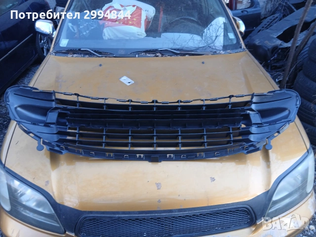 решетка предна броня пежо207 , снимка 2 - Части - 53924381