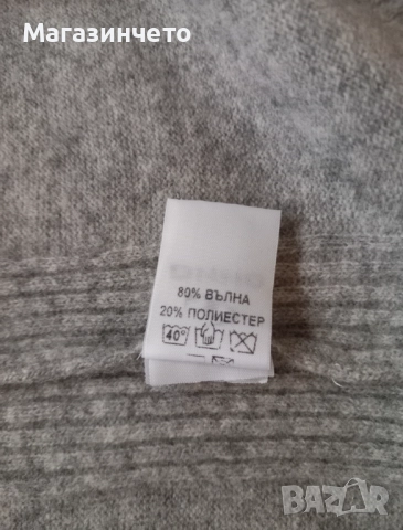 Вълнен пуловер (80% вълна) DINO, размер 158-164, снимка 5 - Детски пуловери и жилетки - 52463133