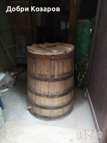 Масивна дървена каца 