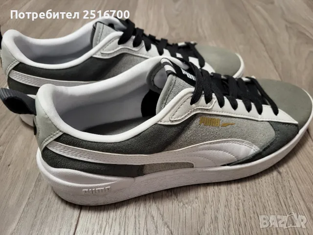 Puma  Suede Bloc WTFormstripe2 Сив, снимка 2 - Маратонки - 47195211