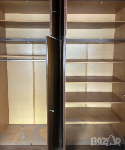 Гардероб - четирикрилен с надстройка, снимка 2 - Гардероби - 53635504
