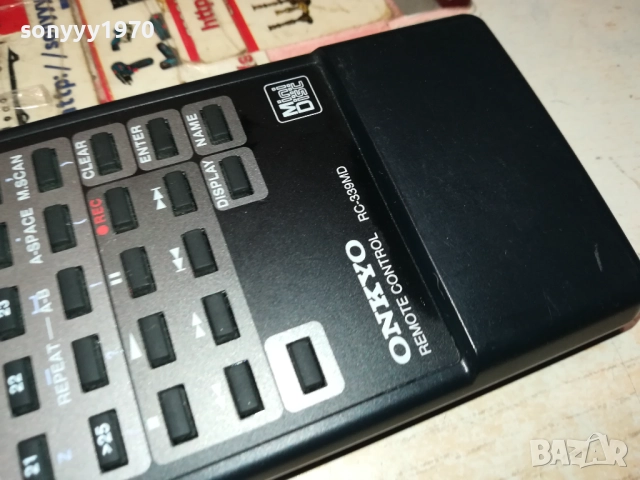 ONKYO RC-339MD MINIDISC REMOTE-ВНОС SWISS 2310252020, снимка 10 - Декове - 52158990